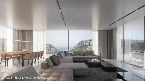 Villa de obra nueva de diseño único con espectaculares vistas panorámicas al mar - ALICANTE