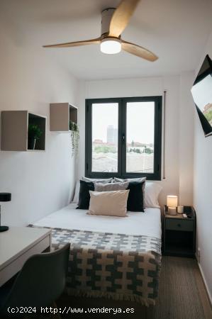  Alquiler de habitaciones en piso de 5 habitaciones en El Poblenou - BARCELONA 