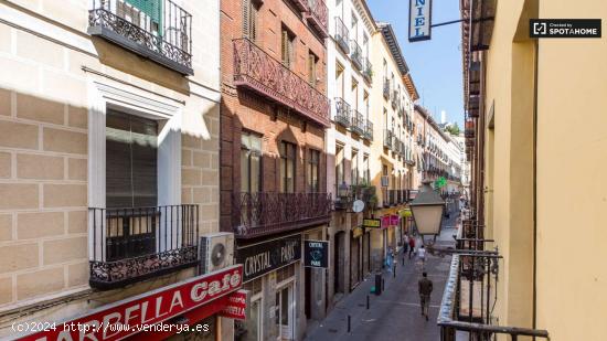  Habitación decorada con balcón en piso de 8 habitaciones, Lavapiés- Mujeres - MADRID 