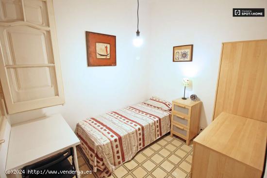  Habitación interior con cómoda en piso compartido, Eixample - BARCELONA 