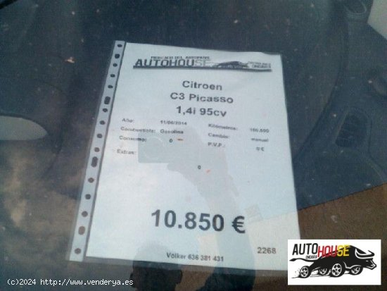CITROEN C3 Picasso en venta en Ondara (Alicante) - Ondara