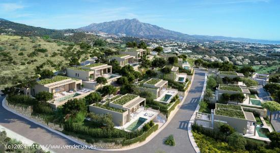Villa de 4 dormitorios, 4 baños con vistas al mar. Benahavís, Marbella. Obra Nueva - MALAGA