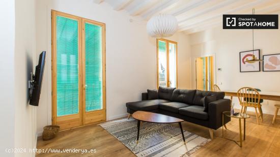 Elegante apartamento de 1 dormitorio con balcón en alquiler en El Rabal - BARCELONA