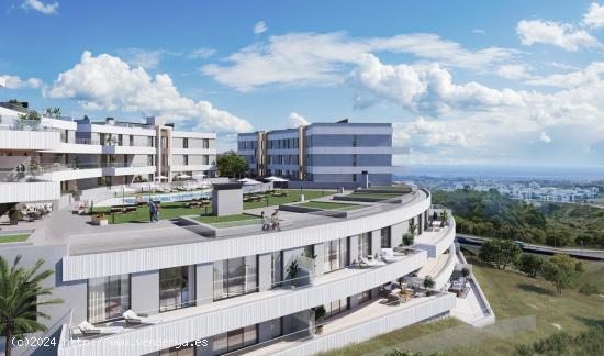 Moderno apartamento de 3 dormitorios en Estepona con vistas panorámicas al mar. - MALAGA