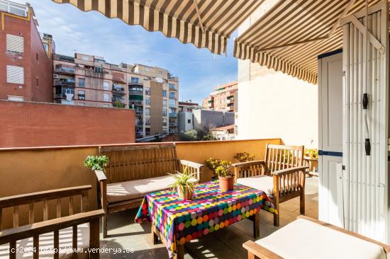 PISO EN EL CENTRO DE BARBERÀ CON TERRAZA PARA ENTRAR A VIVIR - BARCELONA