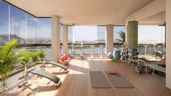 Extraordinario apartamento de nueva construcción a la venta en Calpe con vistas al mar. - ALICANTE