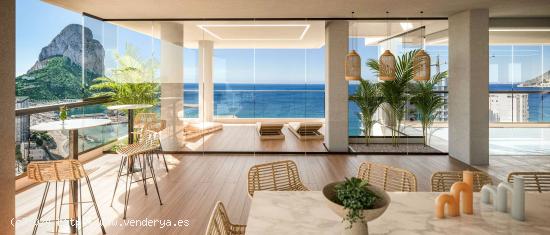 Extraordinario apartamento de nueva construcción a la venta en Calpe con vistas al mar. - ALICANTE