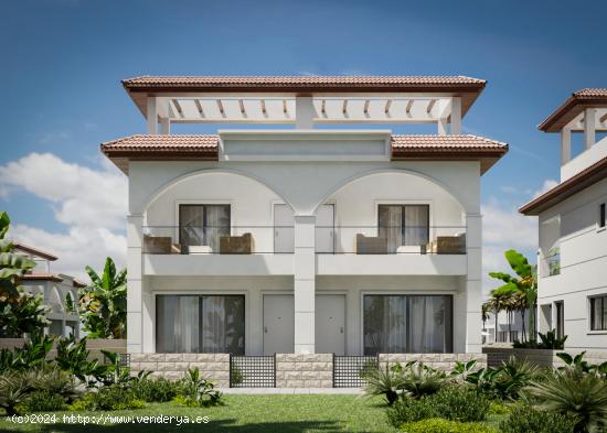 Preciosas Villas adosadas/Hob de diseño mediterráneo único, 3 dormitorios y 2 baños, solárium y