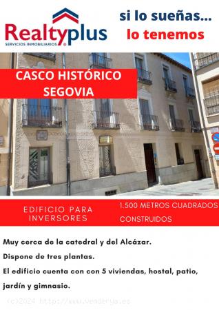 101- Magnífico edificio para inversores en el casco histórico de Segovia - SEGOVIA