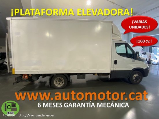  Iveco Daily Chasis Cabina 35C16 3750 160cv PLATAFORMA ELEVADORA - GARANTIA MECANICA - Barcelona 