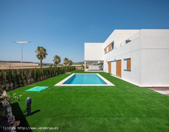 VENTA-OBRA NUEVA-VILLAS-ALGORFA-PRIMERA LINEA CAMPO GOLF-4D/ 3B- DESDE 729000€ - ALICANTE