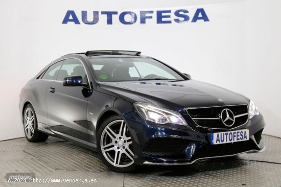 Mercedes Clase E Coupe Sport Edition AMG Pack 170cv Auto 2p # TECHO,NAVY,CUERO de 2016 con 74.600 Km