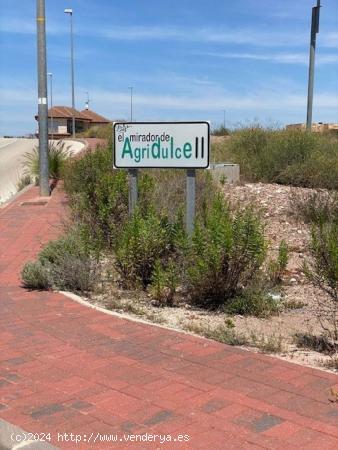  VENTA PARCELA MIRADOR DE AGRIDULCE II - MURCIA 