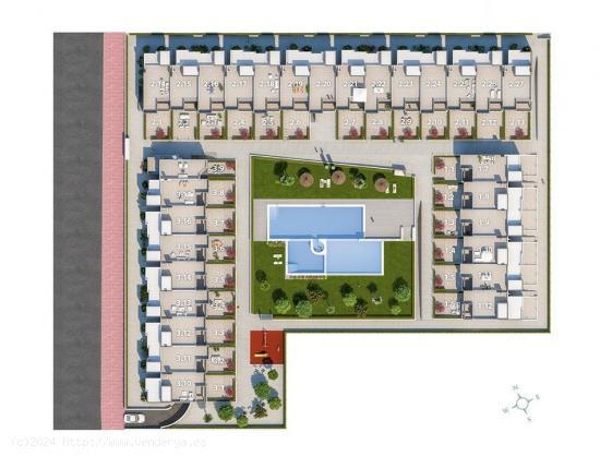 Residencial de obra nueva con 56 apartamentos de 2 y 3 dormitorios a un paso de la playa. - ALICANTE