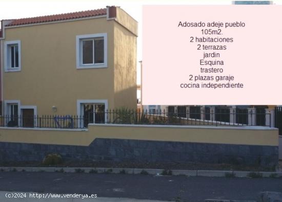 Adeje Pueblo adosado 105 m2 construidos con terraza y jardin 100m2 - SANTA CRUZ DE TENERIFE