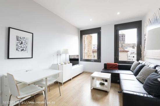  Soleado apartamento de 1 dormitorio en alquiler cerca del metro en el centro de Ciutat Vella - BARCE 