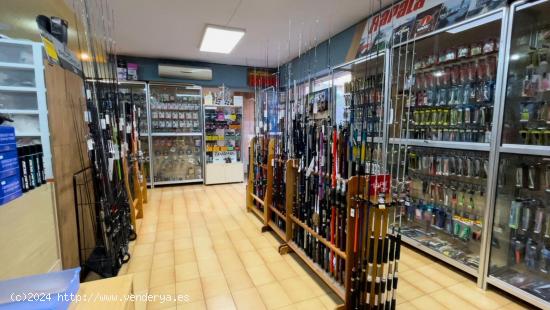 SE VENDE TIENDA DE PESCA  DEPORTIVA EN  ALICANTE  EN FUNCIONAMIENTO - ALICANTE