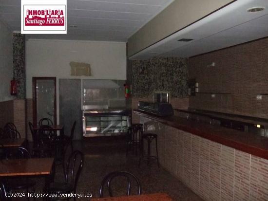 VENTA DE LOCAL COMERCIAL -BAR-  EN ALMUSSAFES - VALENCIA