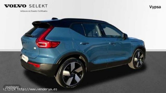 Volvo XC40 BEV 78KWH RECHARGE TWIN PLUS AWD 408 5P de 2022 con 11.624 Km por 46.500 EUR. en Malaga