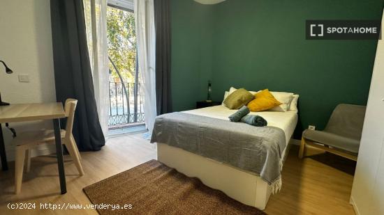 Dormitorio doble amueblado en Plaza Tirso de Molina - MADRID
