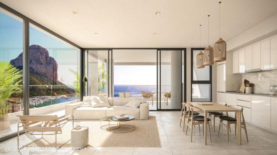 APARTAMENTOS DE OBRA NUEVA CON VISTAS AL MAR EN CALPE - ALICANTE