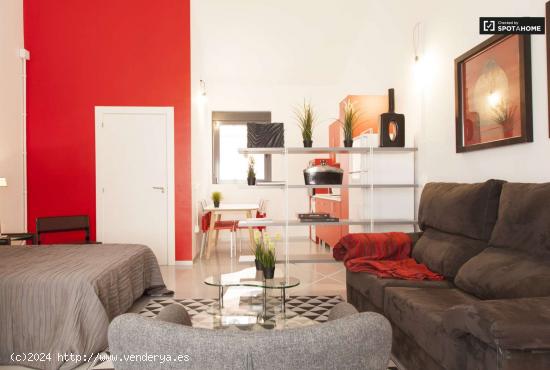  Colorido apartamento estudio con estacionamiento disponible en alquiler en Ciudad Lineal - MADRID 