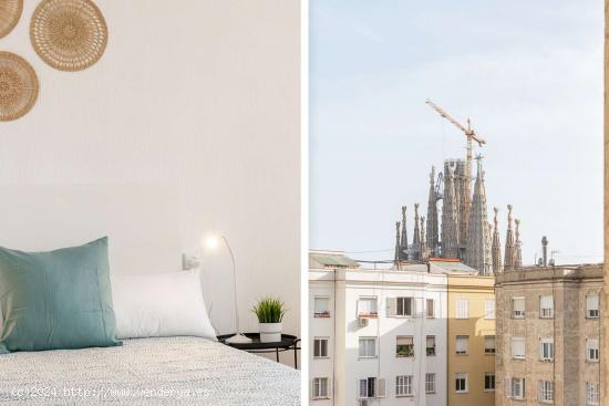  Se alquila habitación en piso de 4 dormitorios en Barcelona - BARCELONA 
