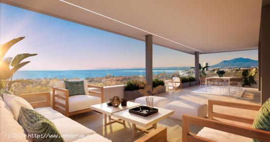 Piso extra moderno de obra nueva con vistas al mar en Marbella - MALAGA