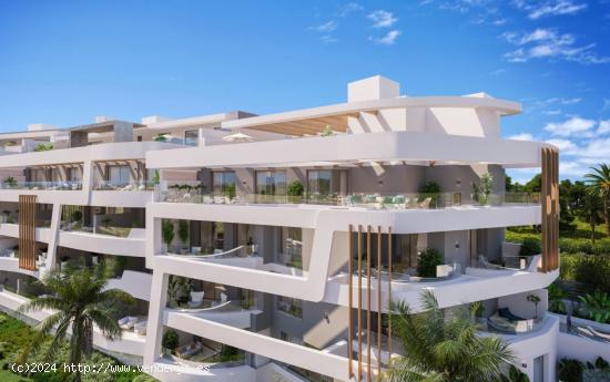 VENTA-OBRA NUEVA-MARBELLA-3D-3B-112M2-TERRAZA 27M2-PISCINA-GYM-GOLF-PARKING PANORÁMICAS VISTAS AL M