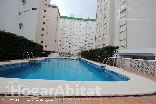 EXTERIOR CON TERRAZA, PISCINA Y GARAJE CERCA DE LA PLAYA - VALENCIA