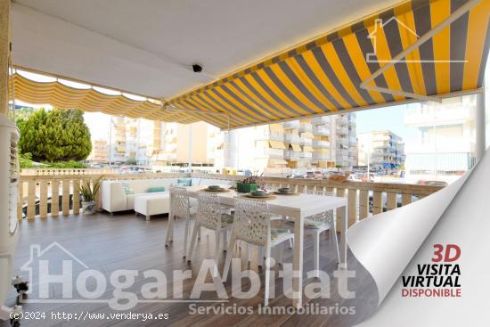 SEMINUEVO CON TERRAZA Y PISCINA JUNTO A LA PLAYA - VALENCIA