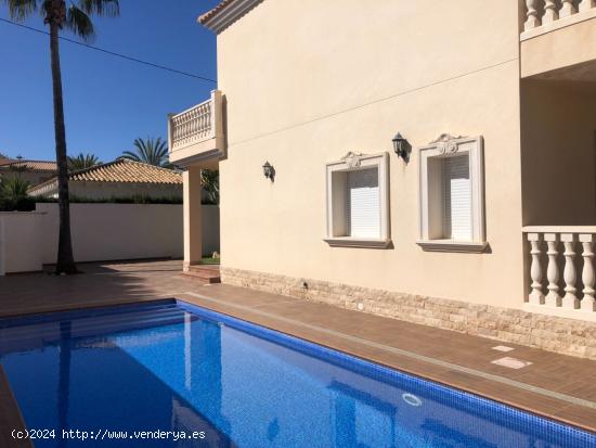 VENTA-VILLA DE LUJO-ORIHUELA COSTA-4D-4B-PARCELA 518M2-400 M HASTA PLAYA-PRECIO 970.000 EUR - ALICAN