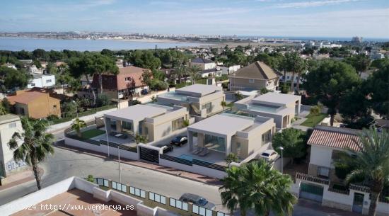 VENTA-OBRA NUEVA-VILLAS DE LUJO-LOS BALCONES-3D-2B-145M2-TERRAZA-PARCELA 400m2-PISCINA - ALICANTE