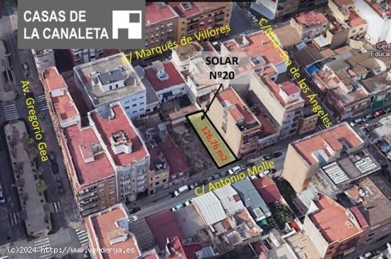 SOLAR EN VENTA EN MISLATA PARA HACER LA CASA DE TUS SUEÑOS - VALENCIA