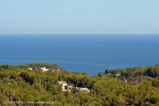 Parcela en Pedremala, Benissa con vistas panoramicas al mar de Moraira a Calpe - ALICANTE