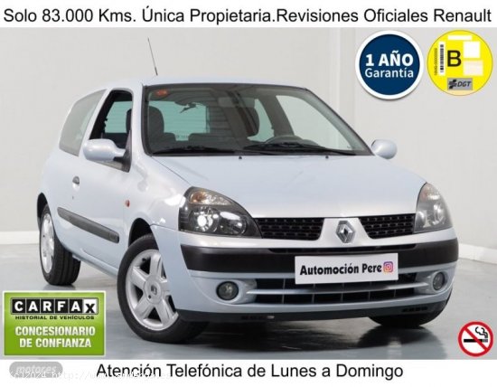  Renault Clio 1.2i 16V Dynamique, en automocionpere de 2002 con 83.000 Km por 4.500 EUR. en Tarragona 