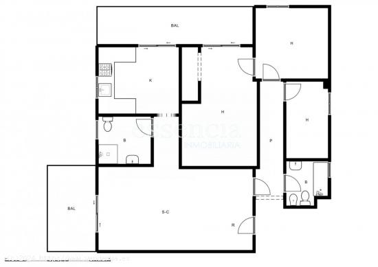 APARTAMENTO 1ª PLANTA A 150 METROS DE LA PLAYA DE PILES CON FABULOSA TERRAZA - VALENCIA