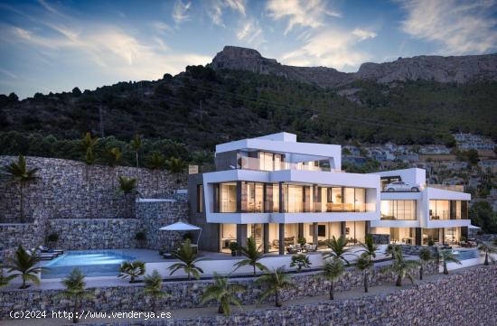 Nueva Promocion en Calpe de 6 Villas de lujo modernas e independientes con vistas al mar - ALICANTE