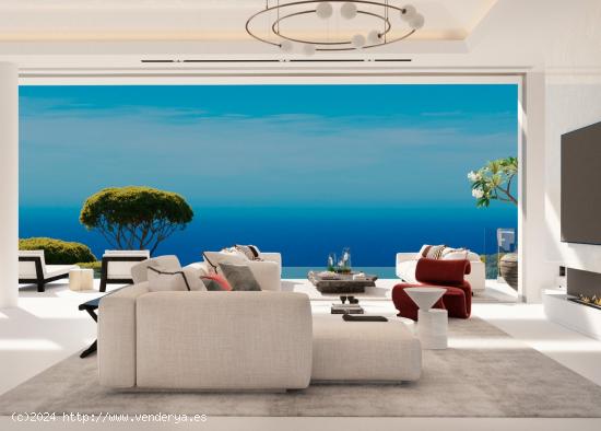 Villa de lujo a estrenar, 4 dormitorios, 5000 metros de parcela, en Benahavís, con vistas al mar - 