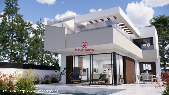 VILLAS DE OBRA NUEVA EN PILAR DE LA HORADADA EN EL CAMPO DE GOLF - ALICANTE