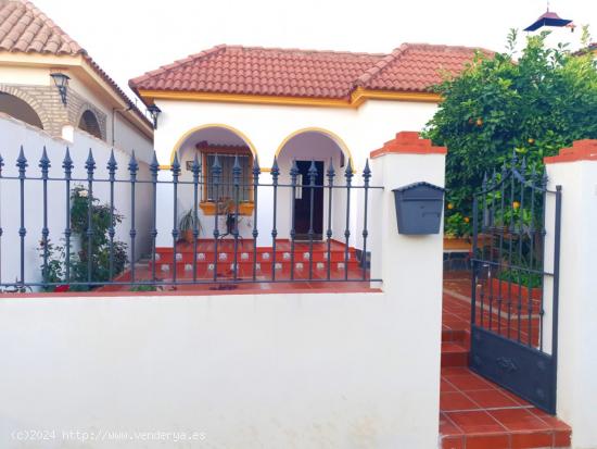 Estupendo chalet independiente  de una planta con piscina particular. - SEVILLA