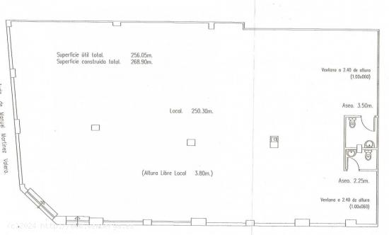 Local comercial en Elche zona Campo de futbol, 270 m - ALICANTE