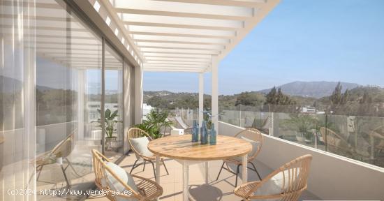 Ático duplex en construcción de 3 dormitorios y dos terrazas con vistas panorámicas en La Cala. -