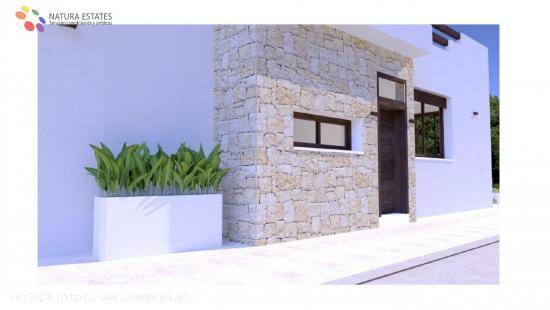 Obra nueva Residencial Montecarmelo, Villas individuales ESTRELLA a 300mts del Mar . - ALMERIA