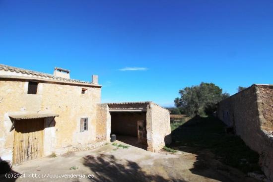 Tradicional casa payes de 1840 a reformar en el término municipal de Porreras - BALEARES