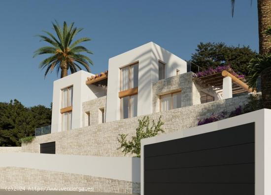 Villa de estilo mediterráneo con vistas al icónico Peñon de Calpe. - ALICANTE