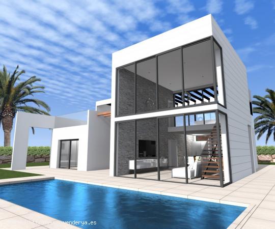 SE VENDEN CHALETS DE 3 DORMITORIOS A ESTRENAR JUNTO A BENIDORM - ALICANTE