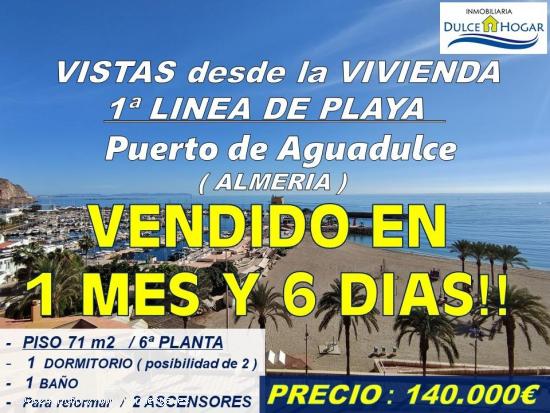  OPORTUNIDAD!! PISO EN 1ª LINEA DEL PASEO MARITIMO DE AGUADULCE, ZONA PUERTO DEPORTIVO. - ALMERIA 