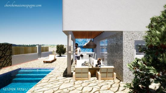 VILLAS  EN ALFAZ DEL PI - ALICANTE