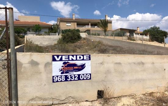 Parcela urbana en venta en Cañada de Gallego - MURCIA